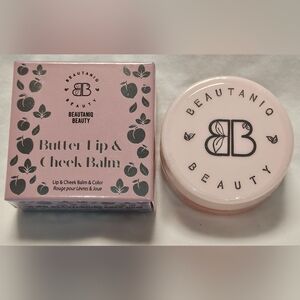 BEAUTANIQ BEAUTY Butter Lip & Cheek Balm Peach Blush NEW